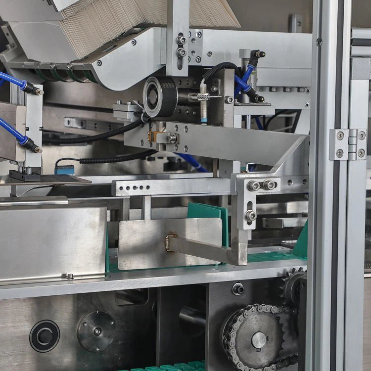 small box packing to bigger box cartoning machine