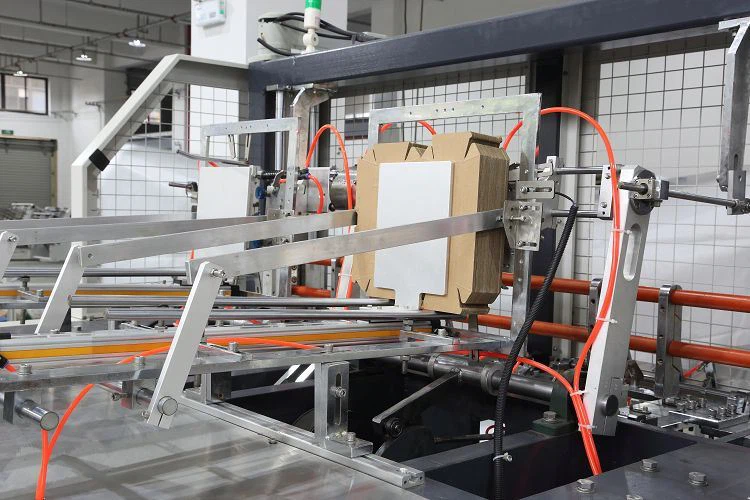double line vertical paper box machine